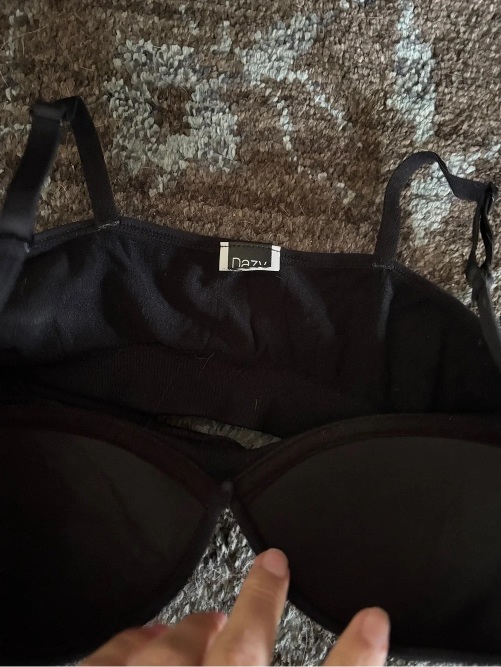Black Wireless Padded Bralette - Women Intimates